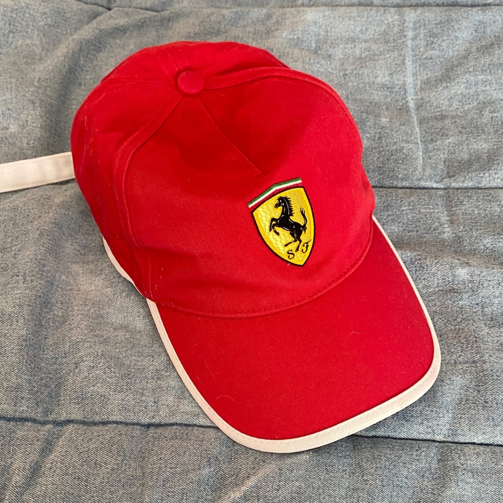 Ferrari Red Hat with Logo